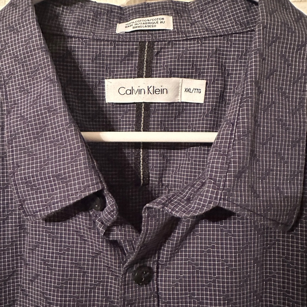 Men Calvin Klein Blue Casual Shirt
